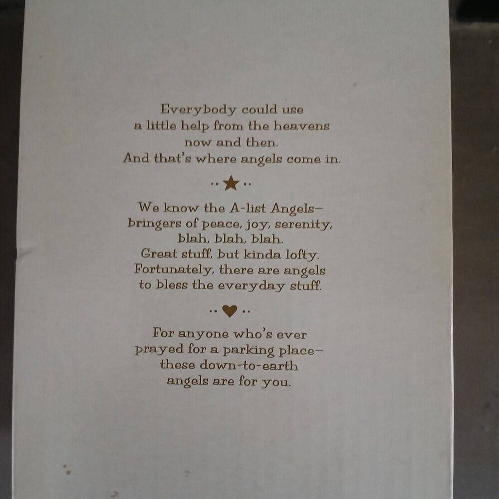 Down to Earth Angel Hallmark Figurine Angel of Good Cheer NEW Open Box Gift Idea - Picture 10 of 12